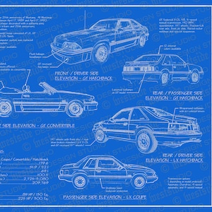 19 Bmw E28 M5 Blueprint Poster 18x24 Digital Etsy