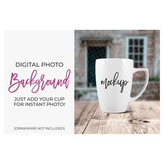 Jpeg Mockup Digital Background Photo Of Brick Cottage With Jpeg Mockup Digital Background Photo Of Brick Cottage With