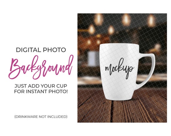 Jpeg Mockup Digital Backdrop Photo Of Dark Restaurant With