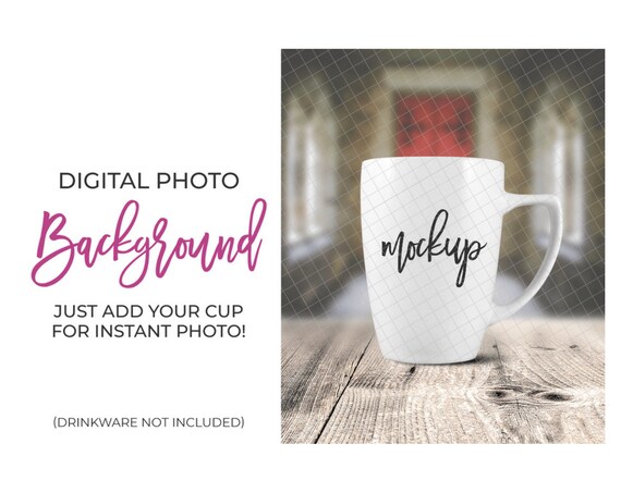 Jpeg Mockup Digital Background Mockup Photo Of Red Church