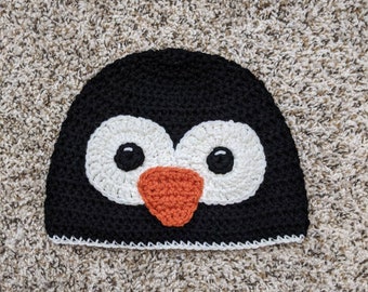 Adult Penguin Hat - Etsy