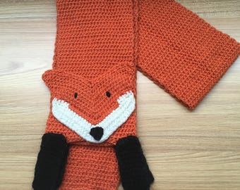 Crochet Fox Scarf