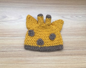 Crochet Giraffe Hat