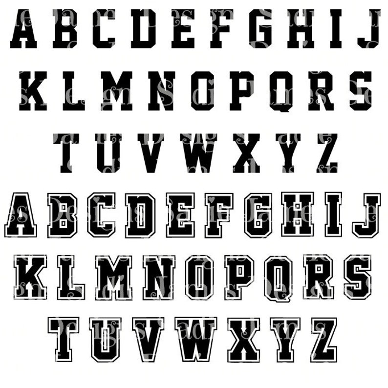 Printable Varsity Letters B58 printable-varsity-letters-b58