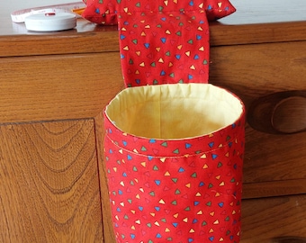 Thread Catcher with Pincushion – Sewing Machine Organizer – Quilting Gift – Handmade