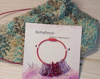 Knitting Stitch Markers – Light Bulb Shape Metal Safety Pin Markers for Crochet & Knitting