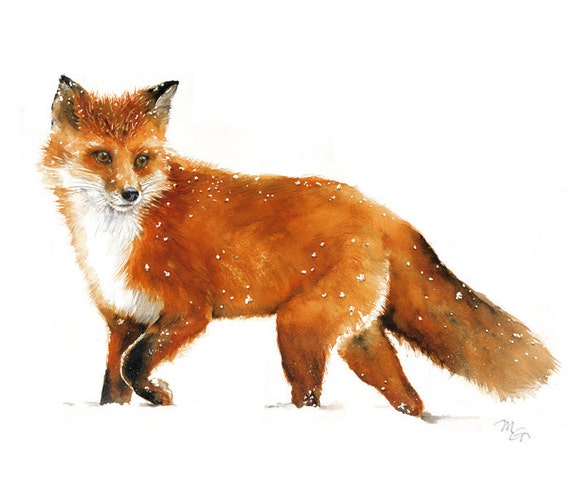 Buy Red Fox Watercolor Giclee Print Woodland Red Fox Painting Online in India - Etsy Buy Red Fox Watercolor Giclee Print Woodland Red Fox Painting Online in India - Etsy