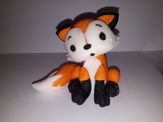 Modele Comestible De Dessin Anime De Gateau De Renard De Foret Etsy
