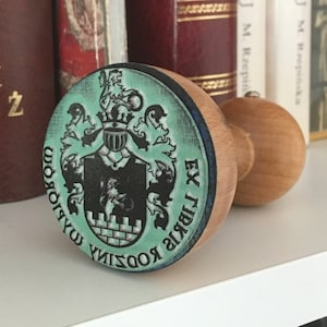Unique design of Family Crest Wooden Stamp