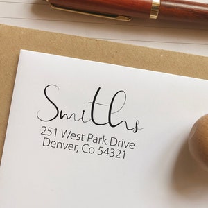 Houten stempel RETOURadres. Stempel familieadres. Houten adresstempel. Aangepaste adresstempel van hoge kwaliteit. Gepersonaliseerde adresstempel