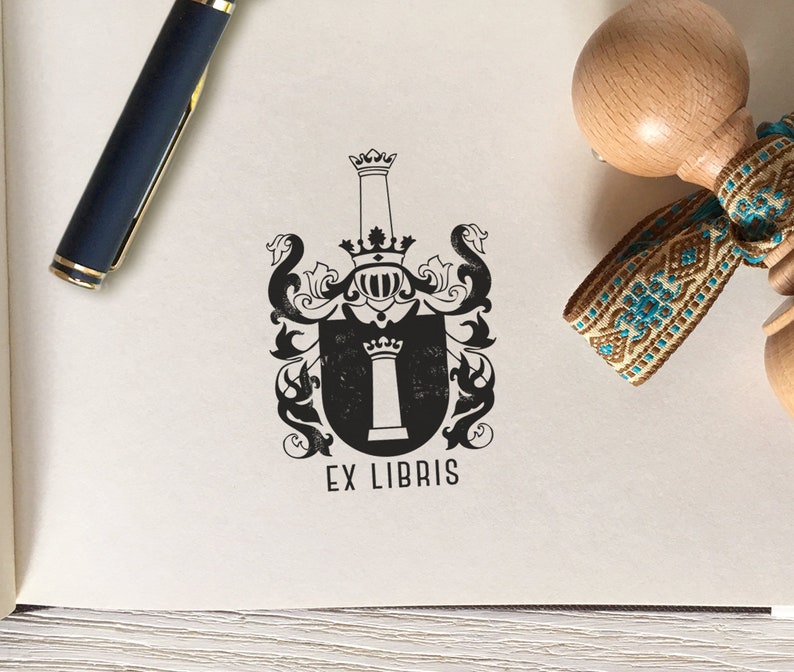 Family Crest Stamp design