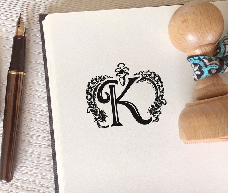 wooden stamp INITIALS Perfect gift idea for order Name letters on request Personalised MONOGRAM