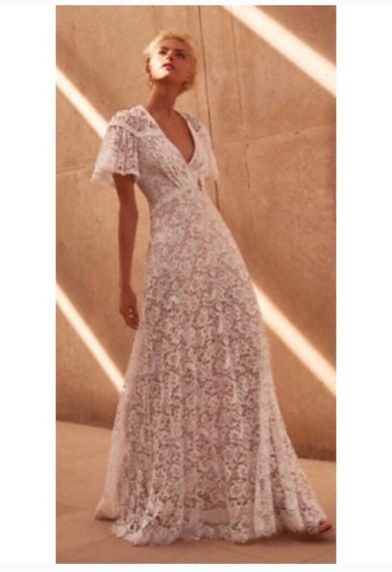 Bohemian Wedding Dress size 4