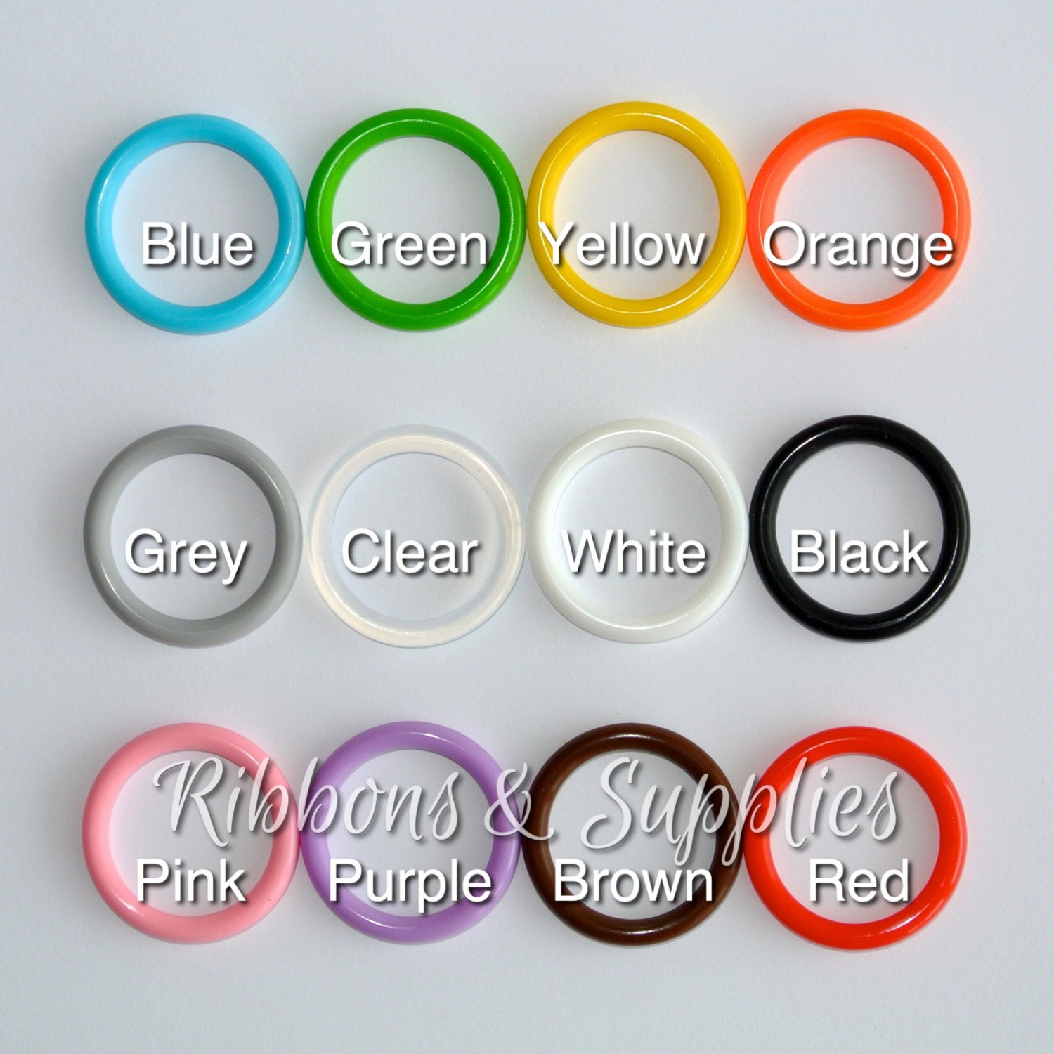 12 Colors Variety Packs Silicone Pacifier Rings MAM O Ring Etsy