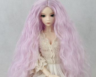 New 1/4 Girl BJD SD Doll Wig Wavy Hair Long Dollfie 7 "Bjd Doll Wig A02 
