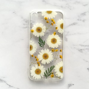 Handmade real dried pressed flower phone case, iphone 7 8 plus x xr xs 11 12 pro max case, samsung galaxy s8 s9 s10 s20 note 9 10 plus case