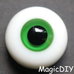 BJD glass Eyes Clear Forest Green for msd / sd 1/4 1/3 bjd dolls (14mm 18mm 20mm)