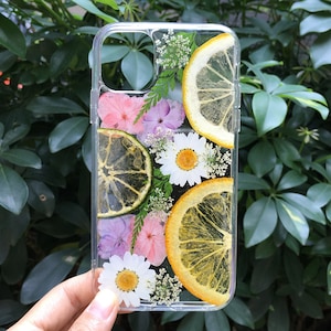 Handmade real dried pressed flower phone case, iphone se 7 8 plus x xr xs 11 12 13 pro max case, samsung galaxy s10 s20 fe s21 note 20 case