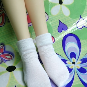 White socks for 1/8 1/6 1/4 1/3 Uncle BJD dolls