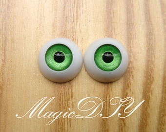 Hand Made BJD Doll Eyes Pearlized Green Acrylic Half Ball 8mm 10mm 12mm 14mm 16mm 18mm 20mm 22mm 24mm 26mm