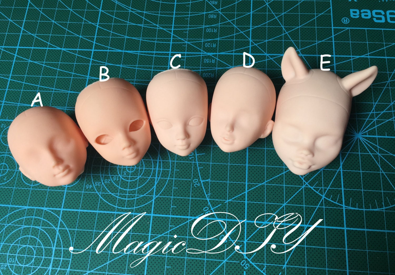 Practicing Makeup Doll Head 5 Styles Available - Etsy
