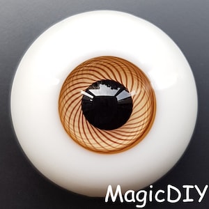 BJD glass Eyes Mesh Yellow for 1/4 1/3 bjd dolls (14mm 16mm 18mm)