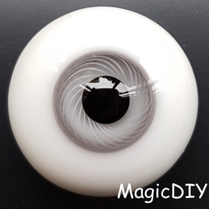 18mm Mesh Grey BJD glass Eyes