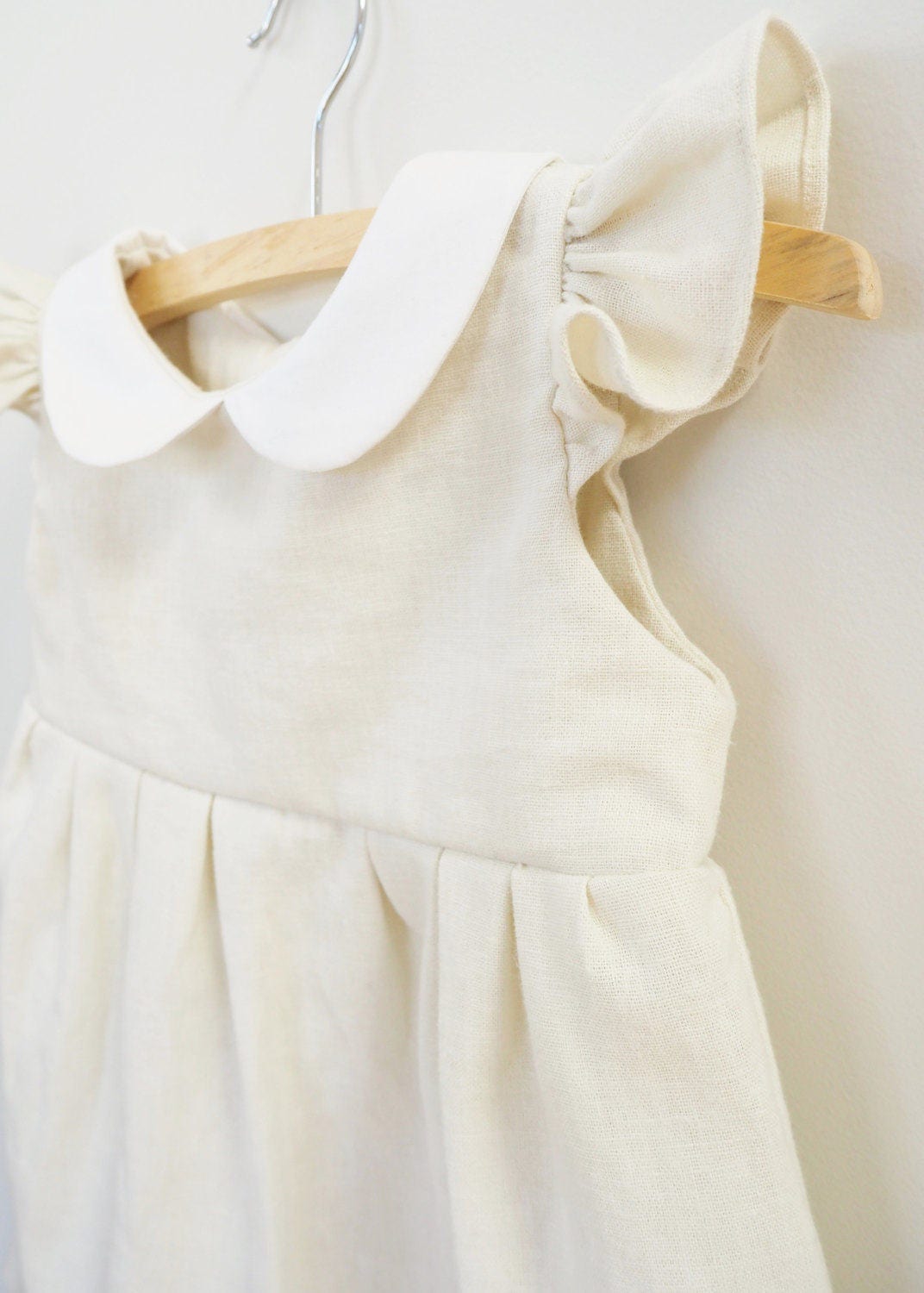 Off White Baby Dress Bloomer Set White Dress Diaper Cover | Etsy