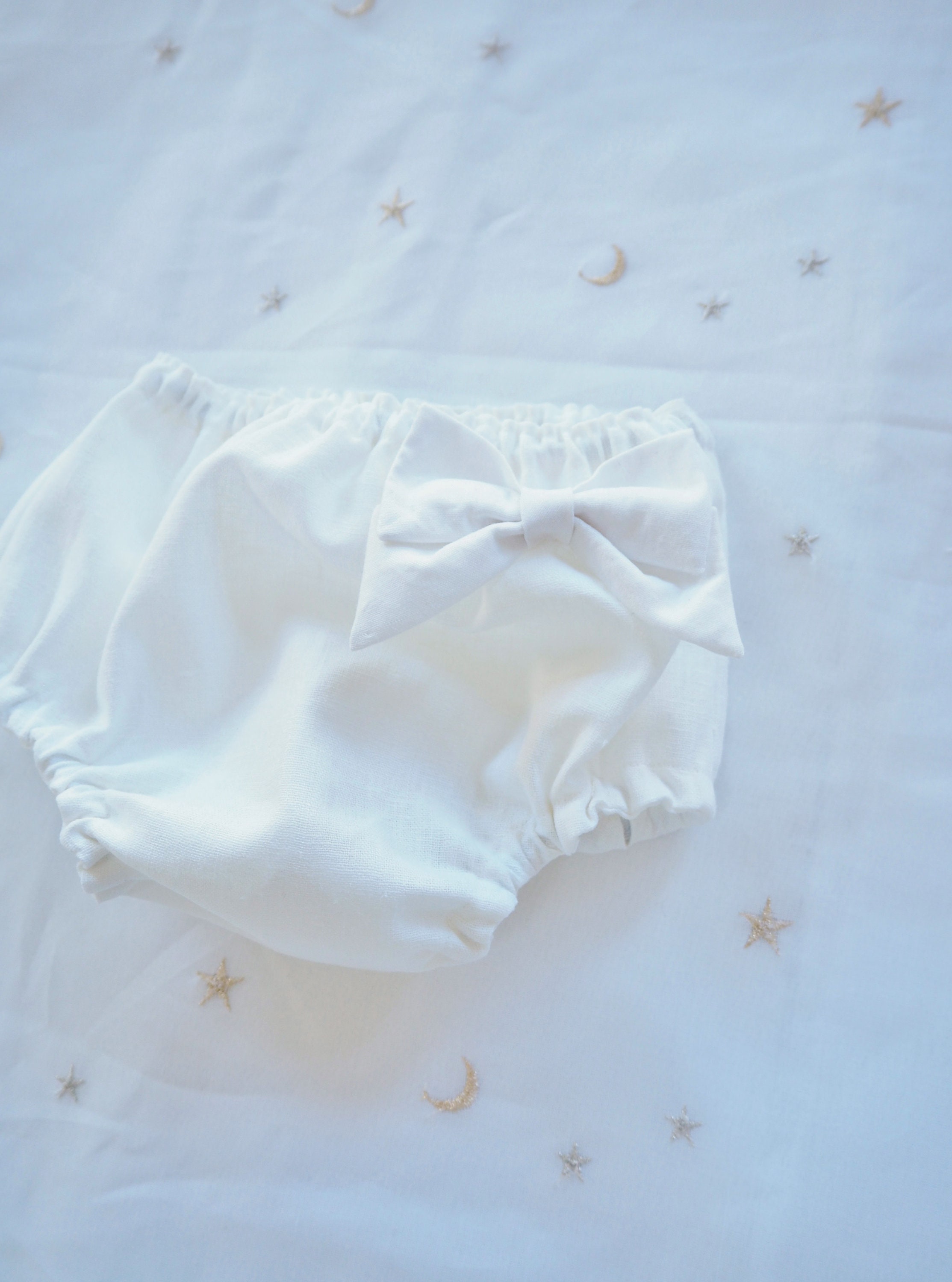 White Baby Dress Bloomer Set Baptism Dress Christening | Etsy