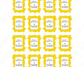 Friends Theme Birthday Tag