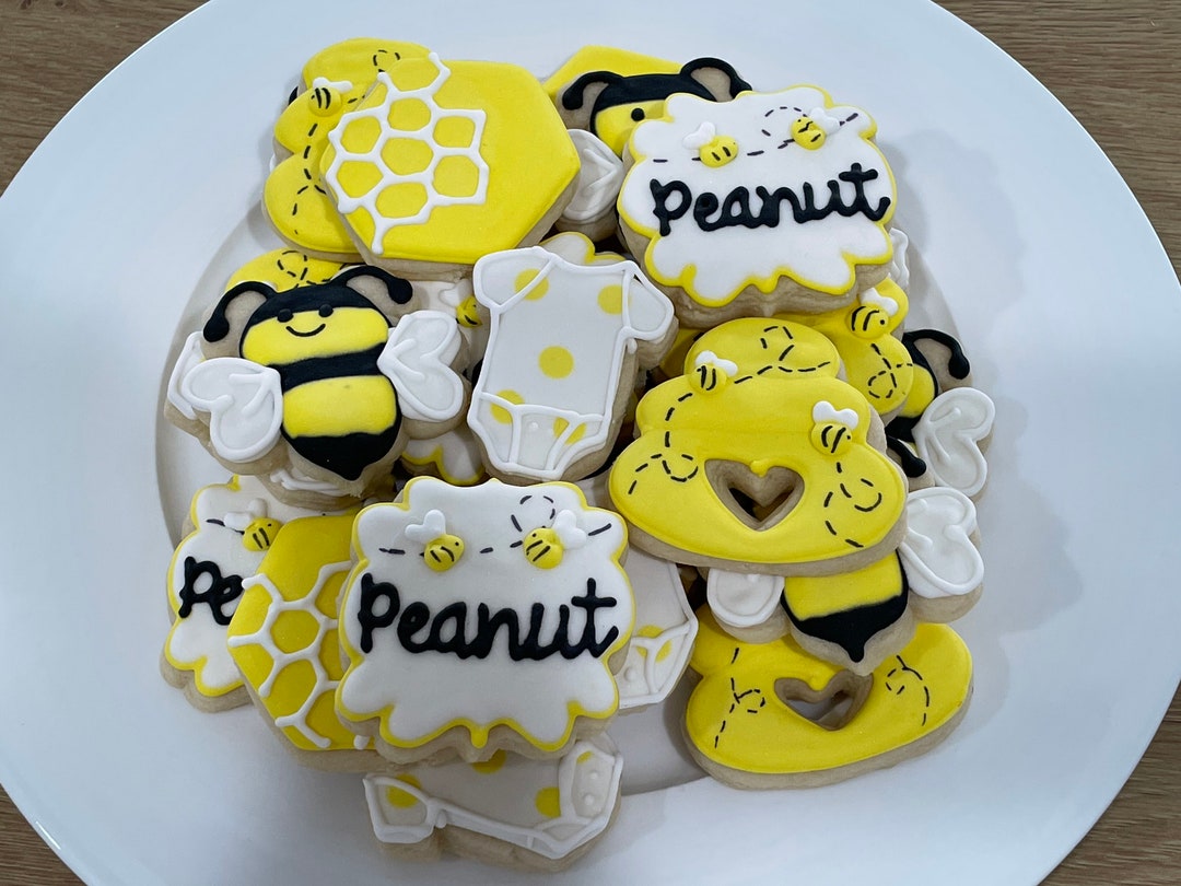 Mini What Will It Bee Baby Shower Decorated Cookies Set - Etsy