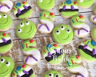 2 Dozen Mini To Infinity and Beyond Cookies Set