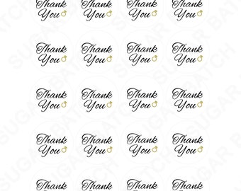 Thank You Bridal Tag