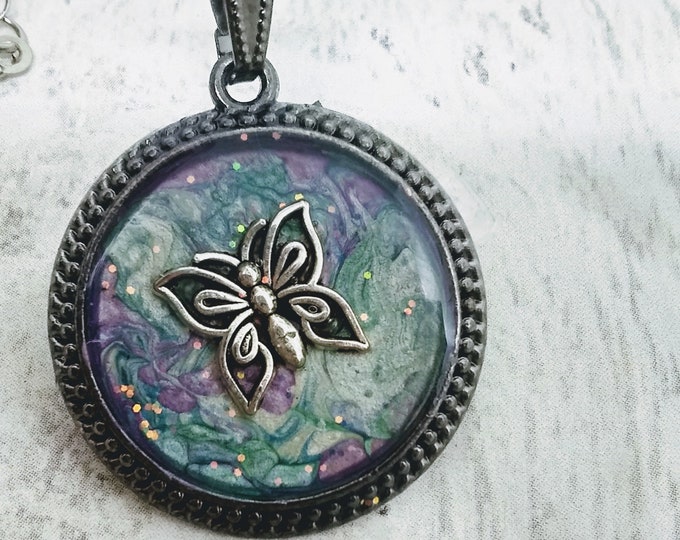 Butterfly Pendant - Butterfly Necklace - Hand Made Necklace - Womans Necklace - Womans Gift