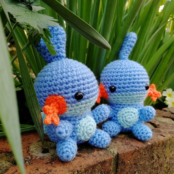 Mudkip - Crocheted Pokemon Amigurumi Plushie