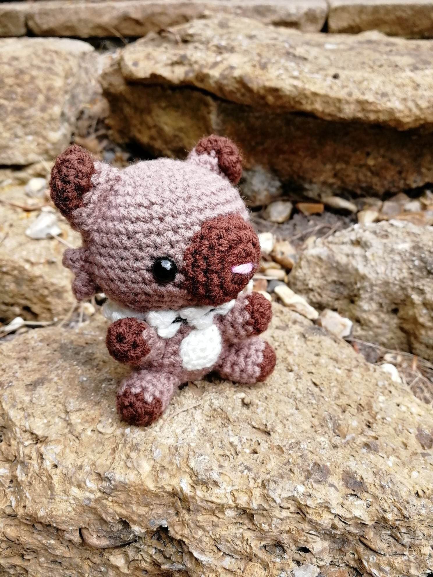 Rockruff Amigurumi Crochet Pokemon Plush
