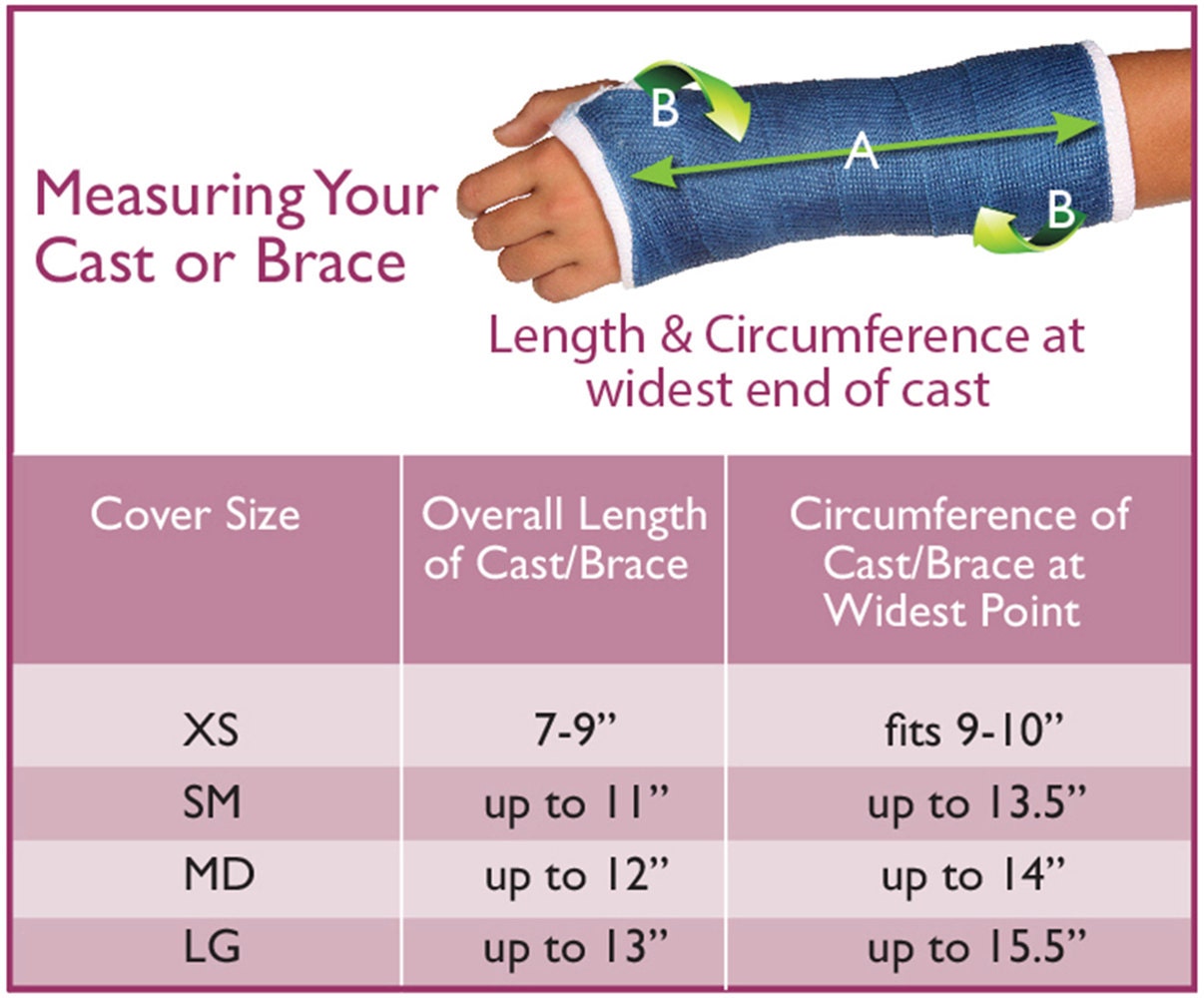 Fashionable Arm Cast Cover in Purple Multicolor for Short Arm Etsy