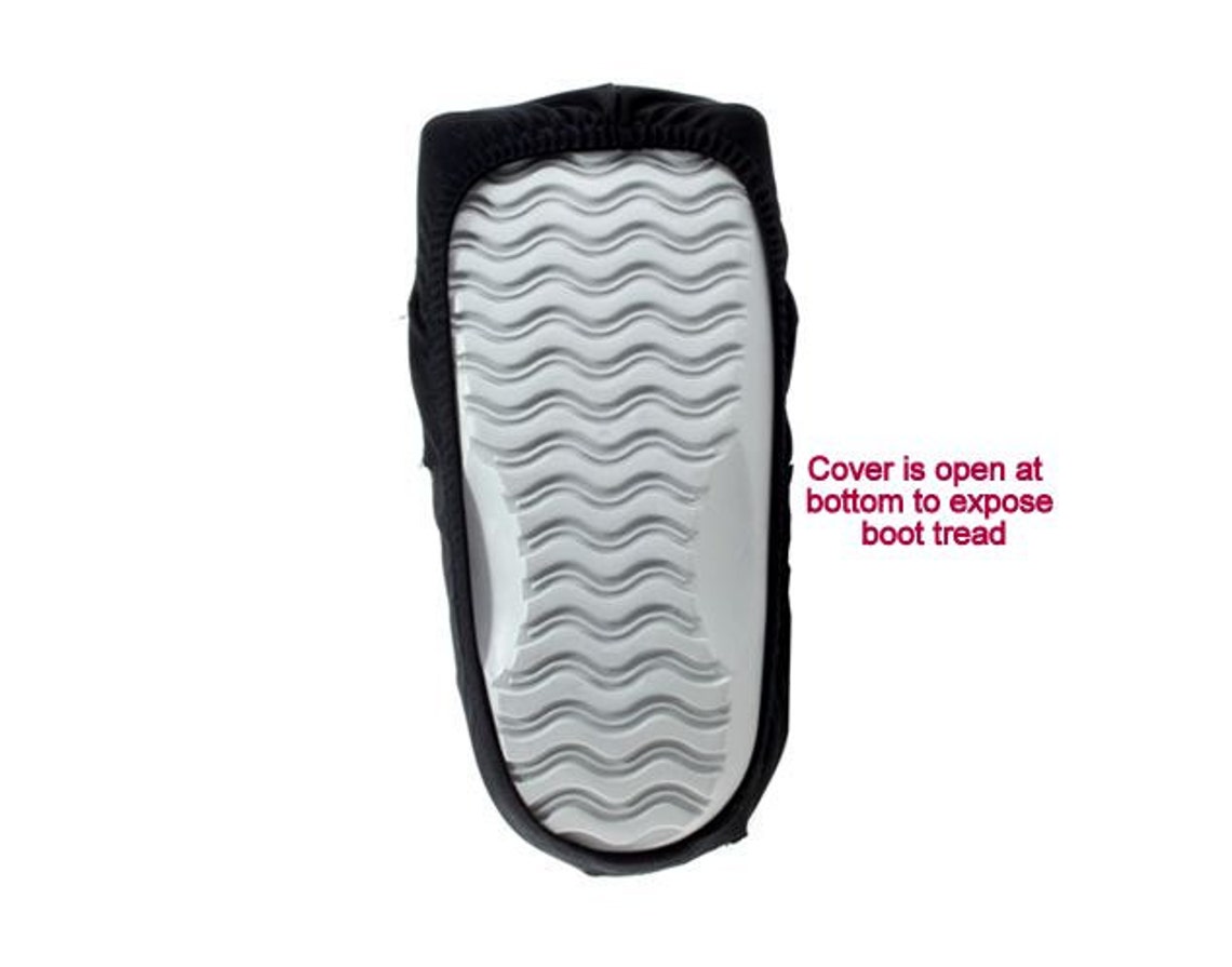 Orthopedic Walking Boot Cover in Black Waterproof Fabric Etsy