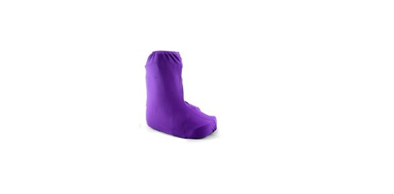 purple boot covers