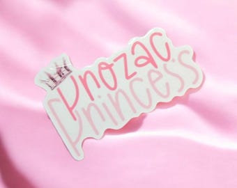PROZAC PRINCESS Vinyl-Aufkleber Wasserdicht UVbeständig