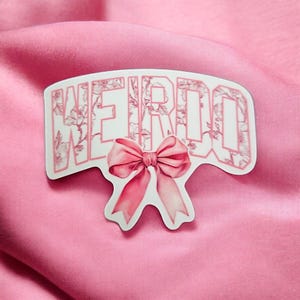 WEIRDO UNIVERSITY Vinyl Sticker Waterproof UVproof