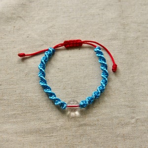 Korean knot bracelet , colorful and soft cord, Maedeup, traditional knot