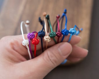 Garakji (Ring) knot, Promise and Relationship, Korean knot bracelet  Maedup