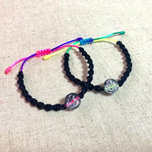 Korean knot bracelet , colorful and soft cord, Maedeup, traditional knot