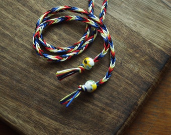 Jangmyeonglu - "Wish you long life and happiness"  Korean knot bracelet Maedup