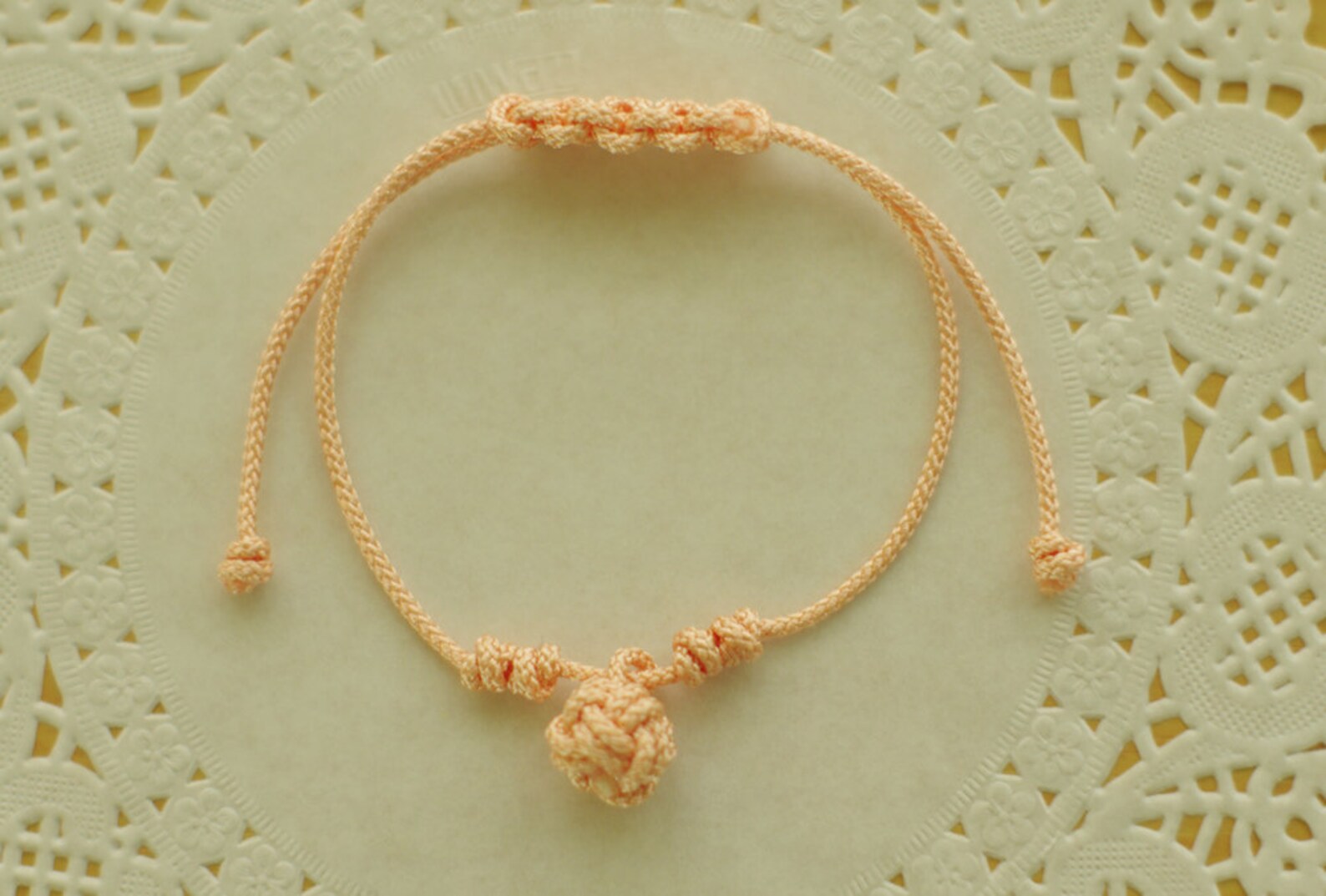 Korean Knotting Bracelet Oriental Knot Bracelet Adjustable Etsy