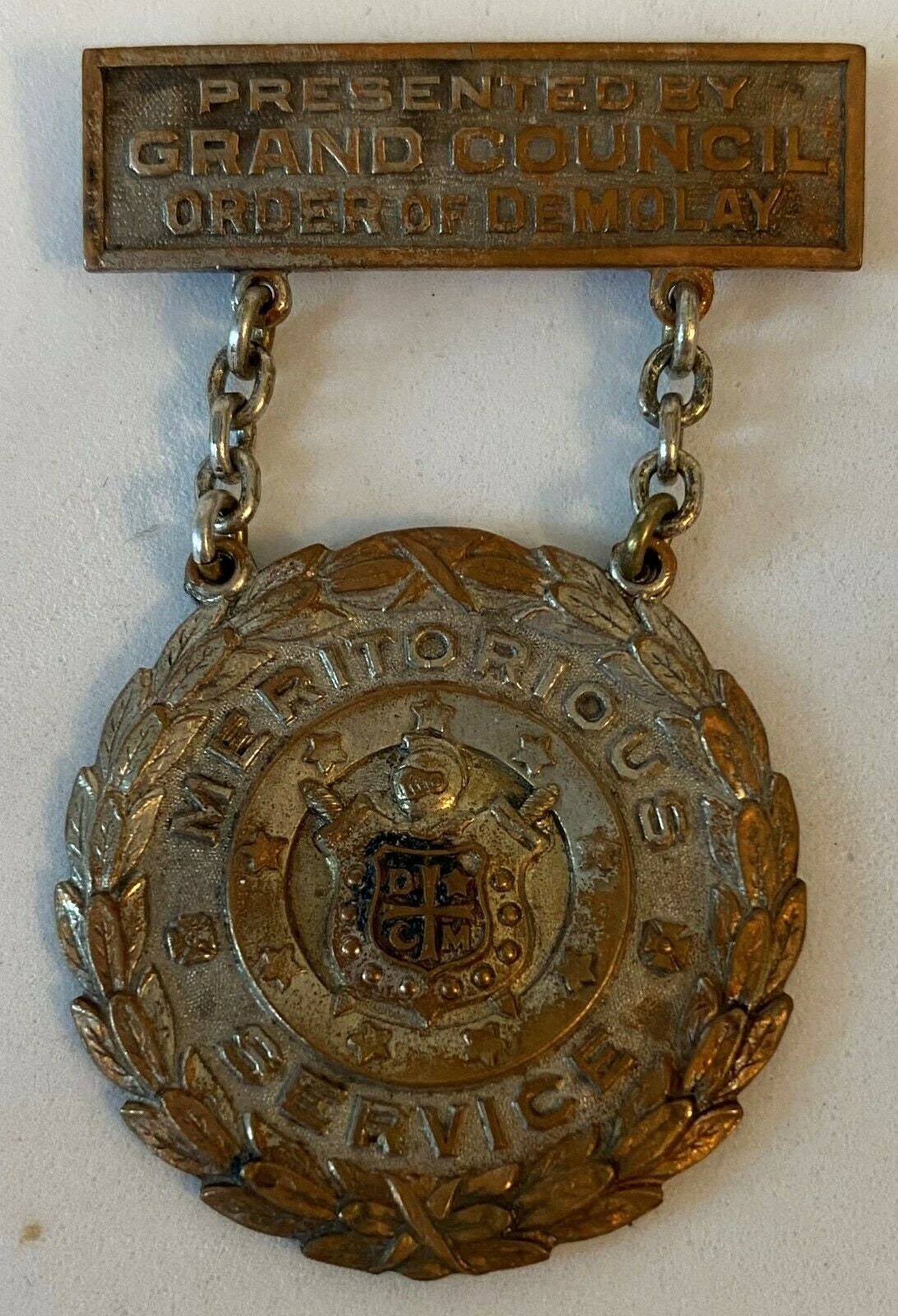 Order Of Demolay Grand Council Meritorious Service Pin Etsy