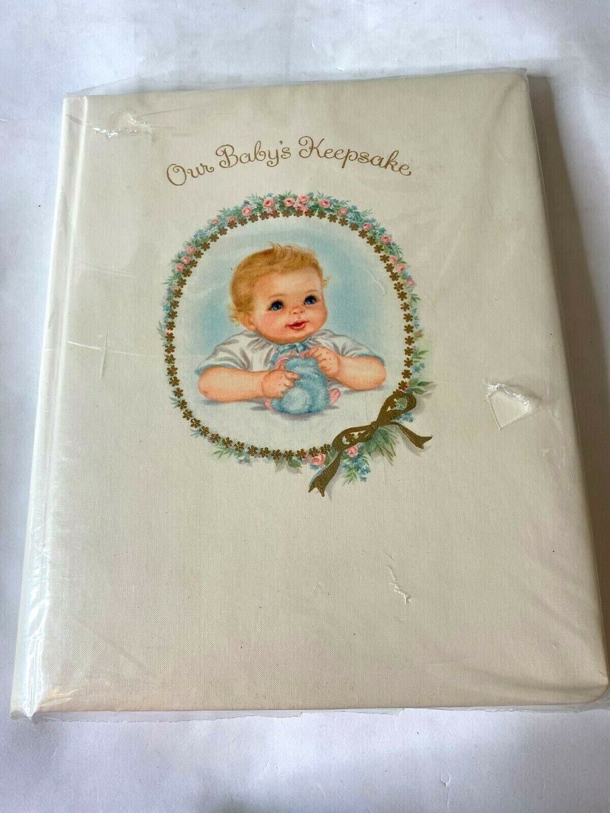 Vintage Hallmark Baby’s First Christmas Keepsake Book Unused with Envelope 