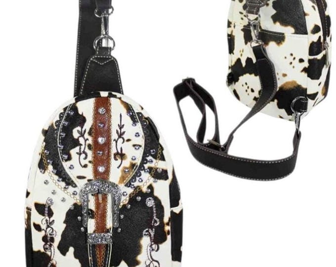Crossbody style backpack