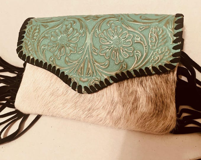 Leather Cowhide Crossbody
